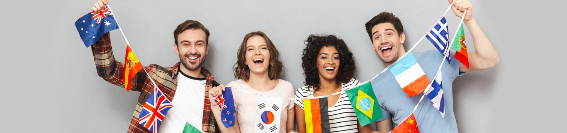 International banner