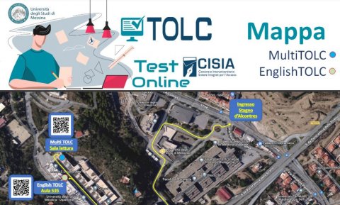 TOLC Test Venue Map